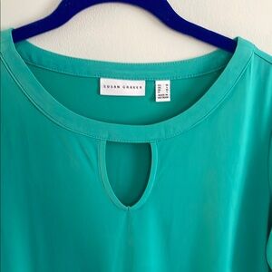 Susan Graver Women's turquoise Top
